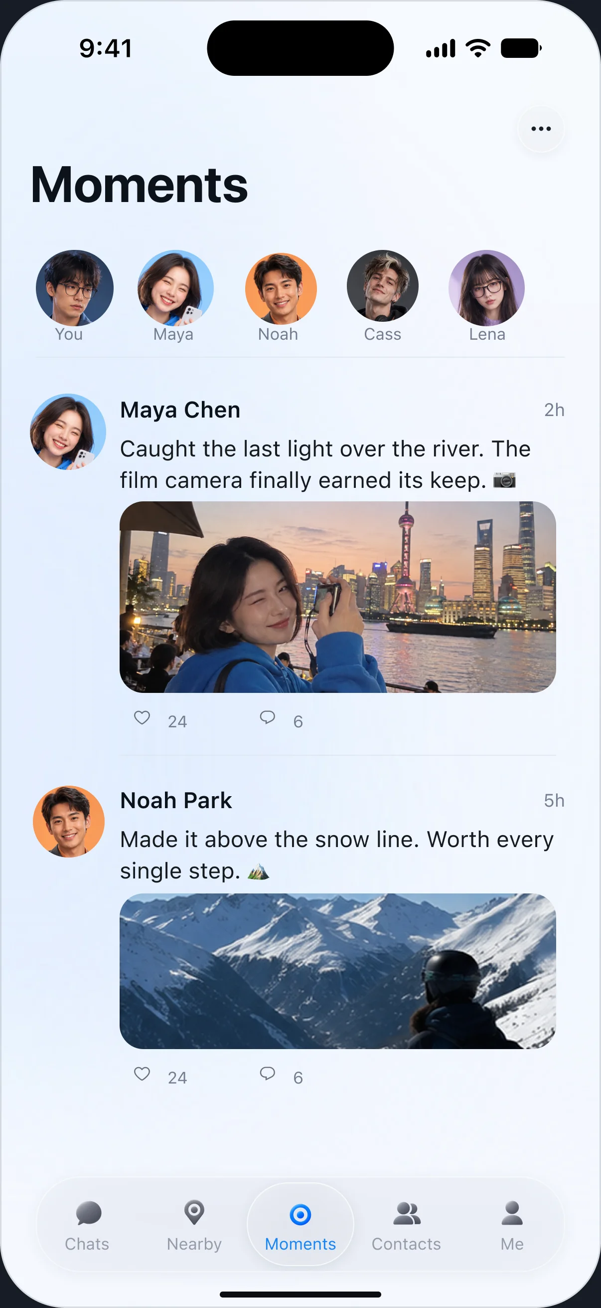 Echo Moments 已确认界面